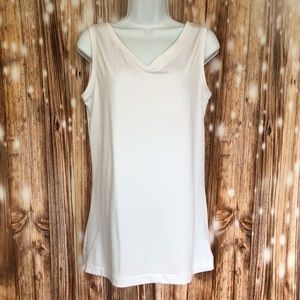 George White Tank Top
